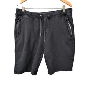 The Kooples Sport Shorts Men Size XL Fleece Navy Jogger Ready To Wear Drawstring